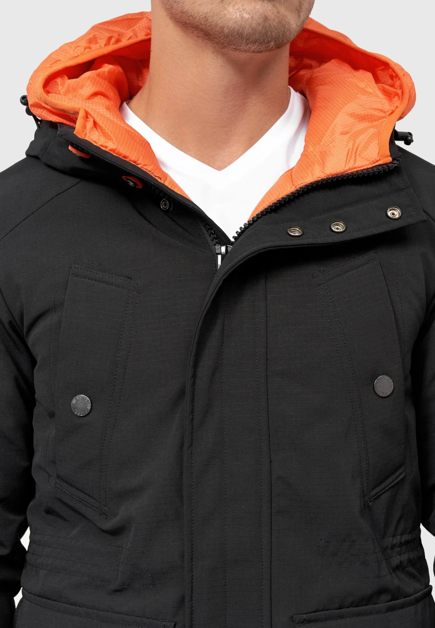 Indicode Jeans Parkas Winterparka Heren Zwart 7 Indicode Jeans Parkas Winterparka Heren Zwart - Image 7
