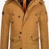 Indicode Jeans Parkas Winterparka Jarl Heren Bruin