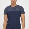 Indicode Jeans Idrosto - T-Shirt Print - Navy