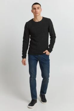 Indicode Jeans Crewneck Truien Trui Corto Heren Zwart -Indicode Jeans Verkoop 30ad0dfd90fa8bb81ce522bb0aa9dbfc