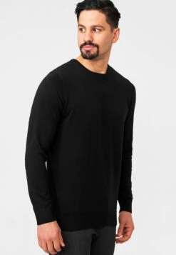 Indicode Jeans Crewneck Truien Trui Benjamin Heren Zwart -Indicode Jeans Verkoop 30d72a9b374caa1f42868153c4e6e1c8
