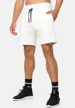 Indicode Jeans 2 Pack Eddy - Shorts - Offwhite Black -Indicode Jeans Verkoop 315bd184794d491ea305fe4d1f6ca0c7