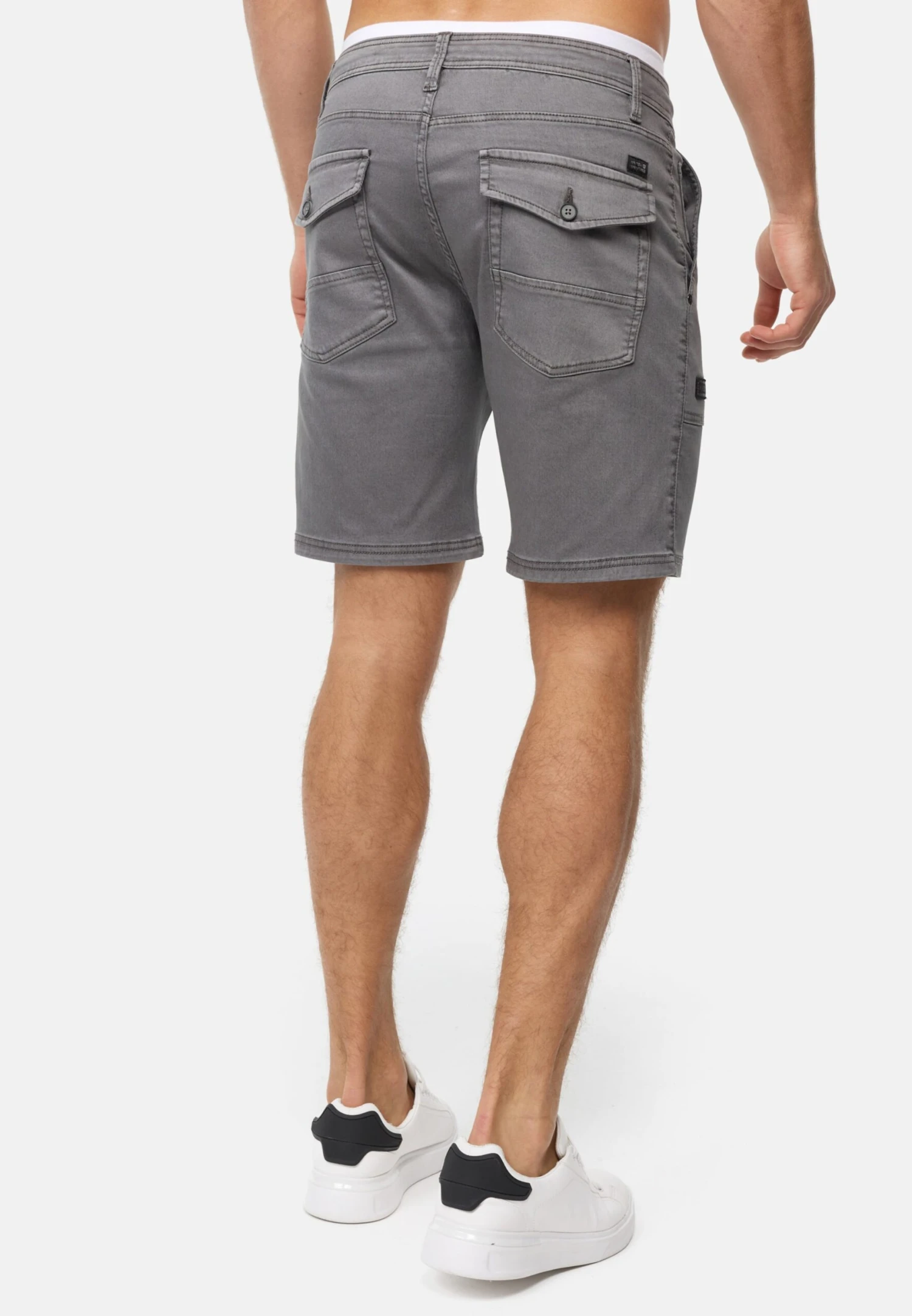 Indicode Jeans Shorts Regular Broek Diago Heren Grijs 6 Indicode Jeans Shorts Regular Broek Diago Heren Grijs - Image 6