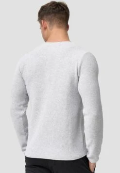 Indicode Jeans Crewneck Truien Trui Loakim Heren Wit Gemêleerd -Indicode Jeans Verkoop 3241be9762b291444b24b21782779ff0