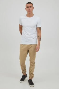 Indicode Jeans Chinos Tapered Chino Heren Lichtbeige -Indicode Jeans Verkoop 33b7e4769826fd96397ac14ca2cd0923