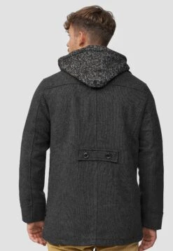 Indicode Jeans Halflange Jas - Black Mix -Indicode Jeans Verkoop 3412e99c804948ee92029178f541b256