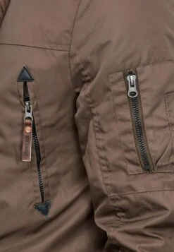 Indicode Jeans Parkas Winterparka Bardsley Heren Bruin -Indicode Jeans Verkoop 34305b2dd6fa328fa4a5b88711508ee5