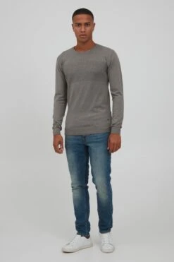 Indicode Jeans Crewneck Truien Trui ERNESTO Heren Grijs -Indicode Jeans Verkoop 34434379efa3d7ec598ffeb4a86bccd6