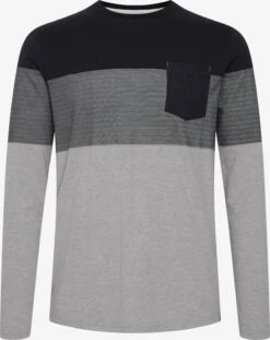 Indicode Jeans Longsleeves Shirt Amadeo Heren Grijs / Grijs Gemêleerd