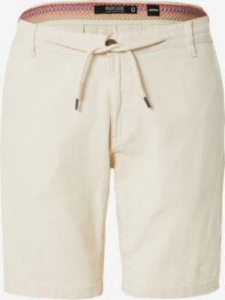 Indicode Jeans Shorts Regular Broek Caro Heren Ivoor