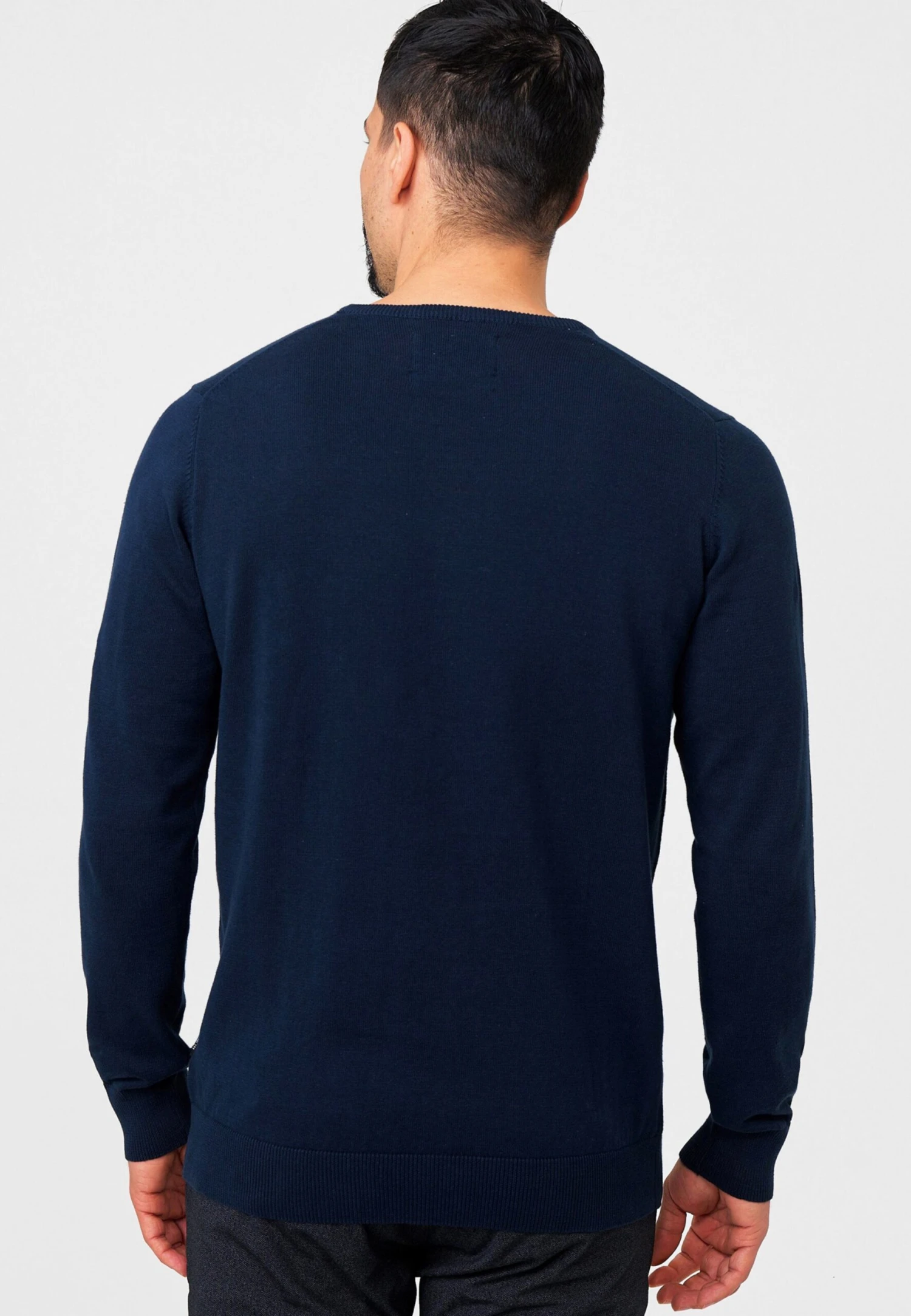 Indicode Jeans Crewneck Truien Trui Benjamin Heren Donkerblauw 5 Indicode Jeans Crewneck Truien Trui Benjamin Heren Donkerblauw - Image 5