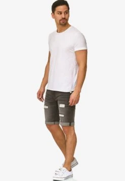 Indicode Jeans Denim Shorts Regular Jeans Caden Heren Grijs -Indicode Jeans Verkoop 363ec9be1d3d024515de8180bc76f00e