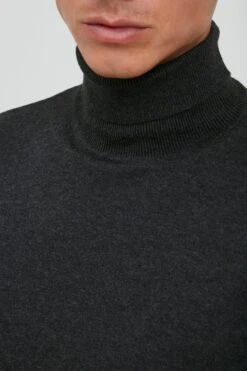 Indicode Jeans Coltruien Trui BADAR Heren Donkergrijs -Indicode Jeans Verkoop 37123f9e0b1606f8b981d71a72bcc529