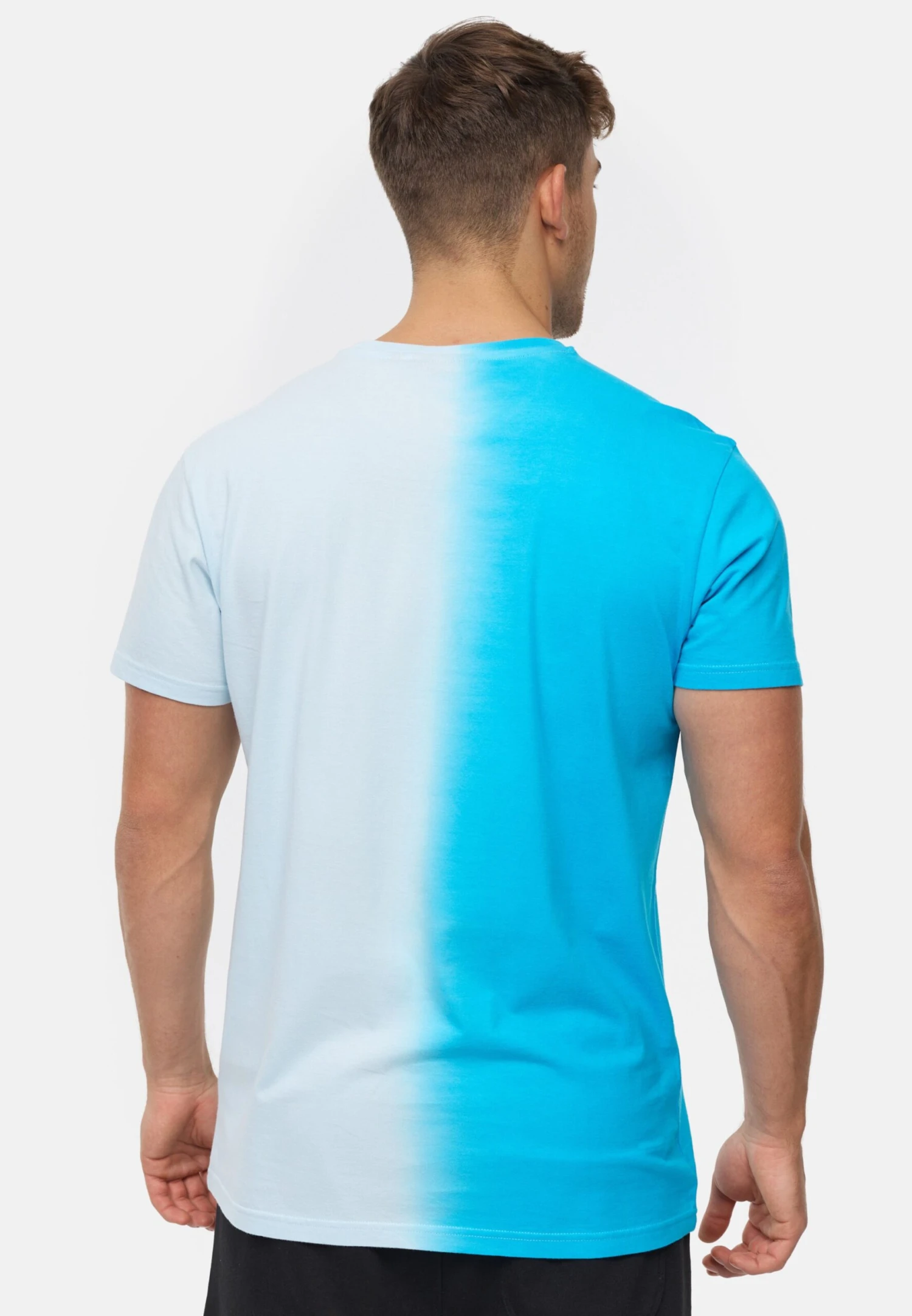 Indicode Jeans T-shirts Shirt INGibs Heren Blauw 5 Indicode Jeans T-shirts Shirt INGibs Heren Blauw - Image 5