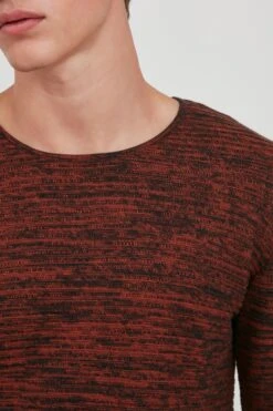 Indicode Jeans Crewneck Truien Trui Bayne Heren Rood -Indicode Jeans Verkoop 38156ecefef53ce28559a26b058d10e1