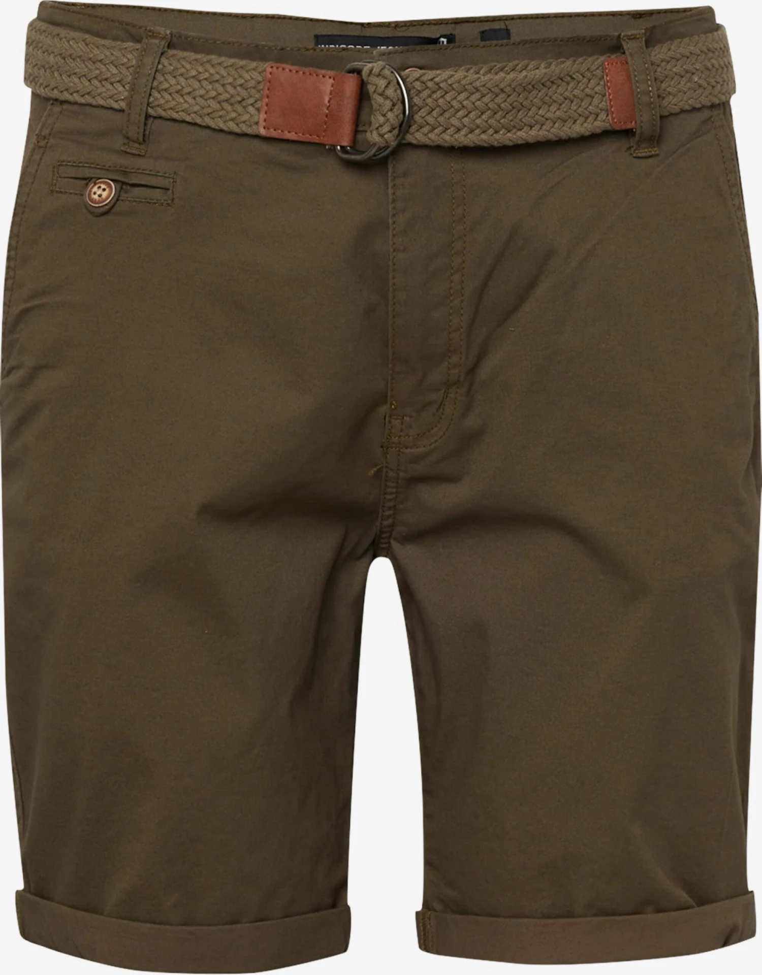 Indicode Jeans Shorts Regular Broek Conor Heren Olijfgroen 1 Indicode Jeans Shorts Regular Broek Conor Heren Olijfgroen