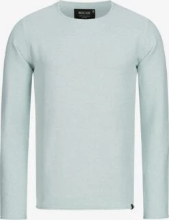 Indicode Jeans Crewneck Truien Trui Loakim Heren Mintgroen