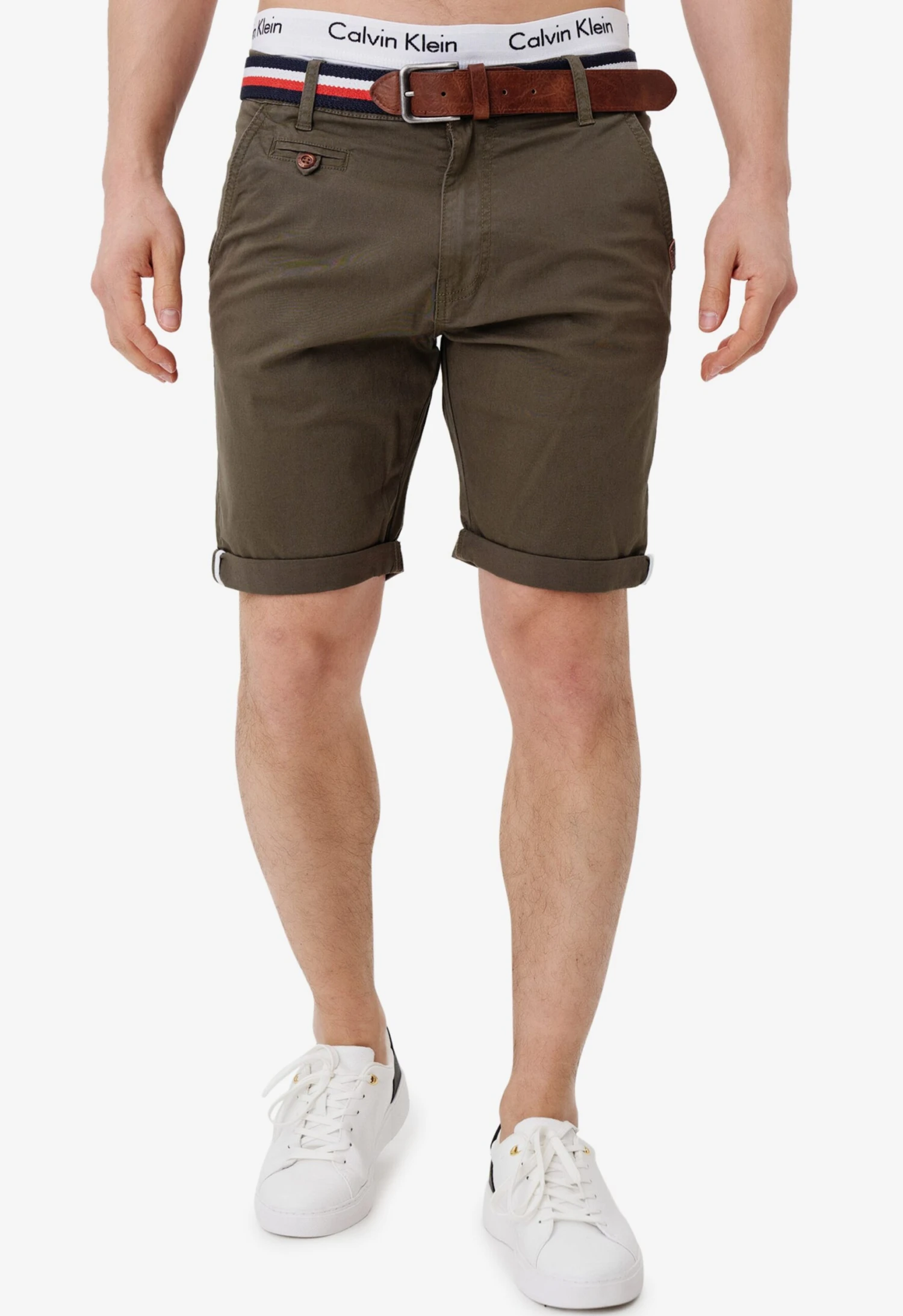 Indicode Jeans Chino Shorts Regular Chino Creel Heren Bruin 2 Indicode Jeans Chino Shorts Regular Chino Creel Heren Bruin - Image 2