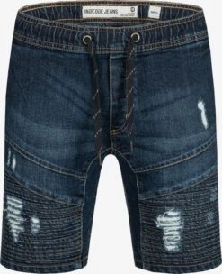 Indicode Jeans Denim Shorts Regular Jeans Ernest Heren Donkerblauw