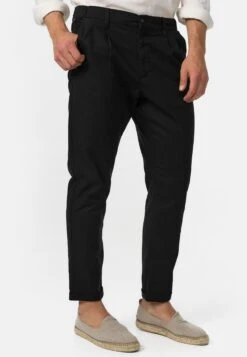 Indicode Jeans Chinos Regular Chino Cunningham Heren Zwart -Indicode Jeans Verkoop 3a0f9ac5b141d49f3d2287f3a5c707e3