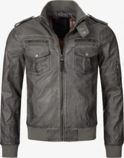 Indicode Jeans Tussenjassen Tussenjas Inco Heren Rookgrijs