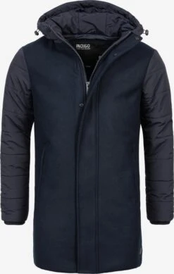 Indicode Jeans Parkas Winterparka Ontario Heren Donkerblauw