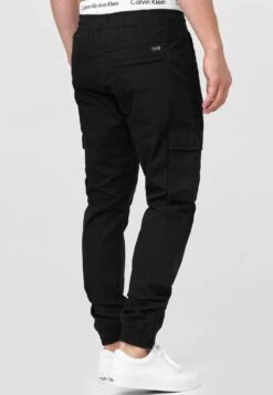 Indicode Jeans Cargobroeken Regular Cargobroek Leonard Heren Zwart -Indicode Jeans Verkoop 3b12aed4208550153066b058385a1927