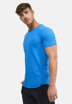 Indicode Jeans Wilbur - T-Shirt Print - Blau -Indicode Jeans Verkoop 3bf84eb458d441cd895a592d2e0ce87d