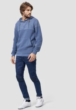 Indicode Jeans Hoodies Trui Heren Duifblauw / Blauw Gemêleerd -Indicode Jeans Verkoop 3ce48949d4fa979bc05ccf7a76e5087d