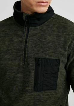 Indicode Jeans Idwimort - Fleece Trui - Army -Indicode Jeans Verkoop 3e6f2f4322ae4bf78ceeb42d9a8b9b02