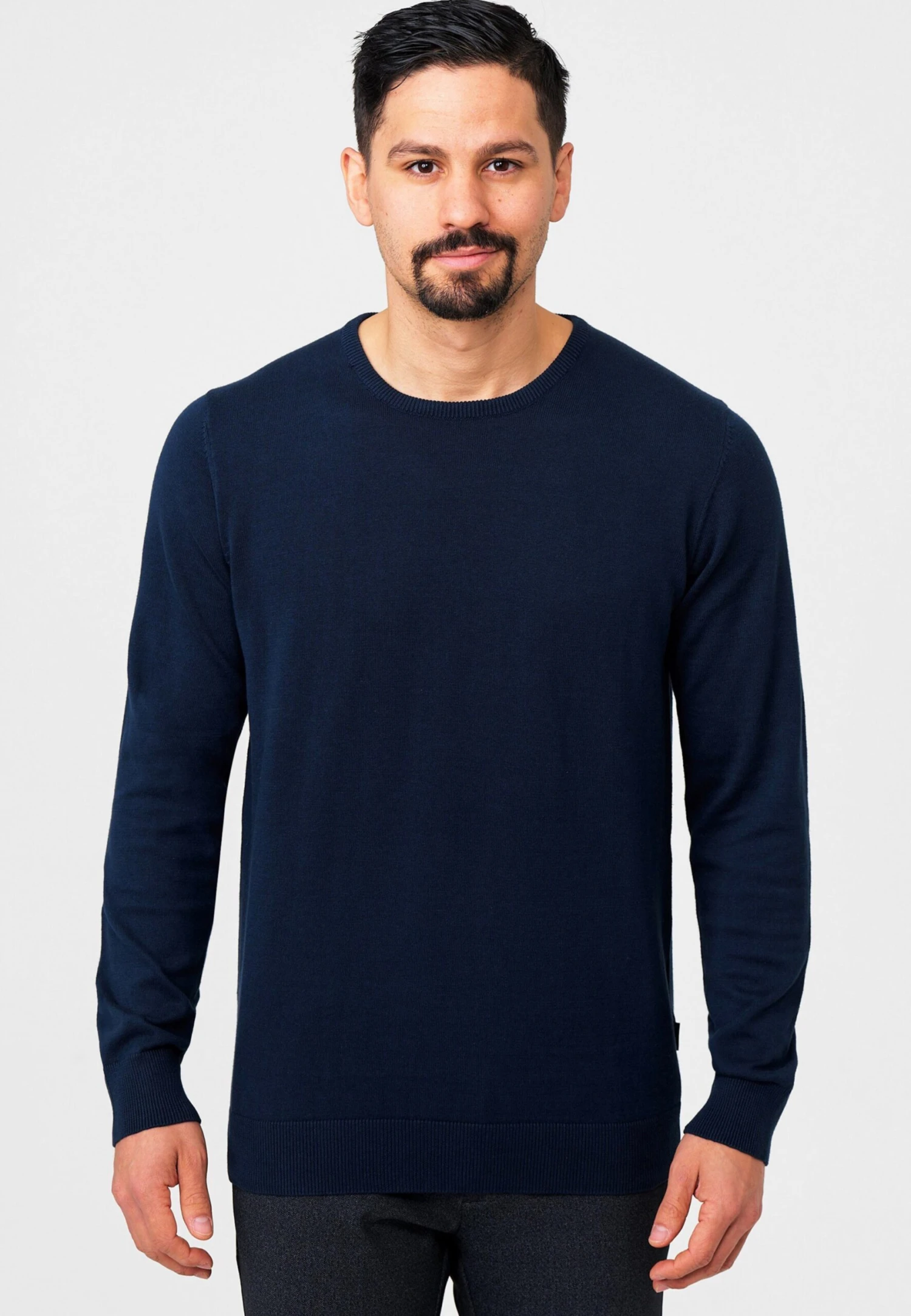 Indicode Jeans Crewneck Truien Trui Benjamin Heren Donkerblauw 2 Indicode Jeans Crewneck Truien Trui Benjamin Heren Donkerblauw - Image 2