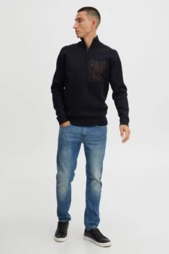 Indicode Jeans Crewneck Truien Trui Heren Zwart -Indicode Jeans Verkoop 3eb252e48e487855f3b87855c03f274b