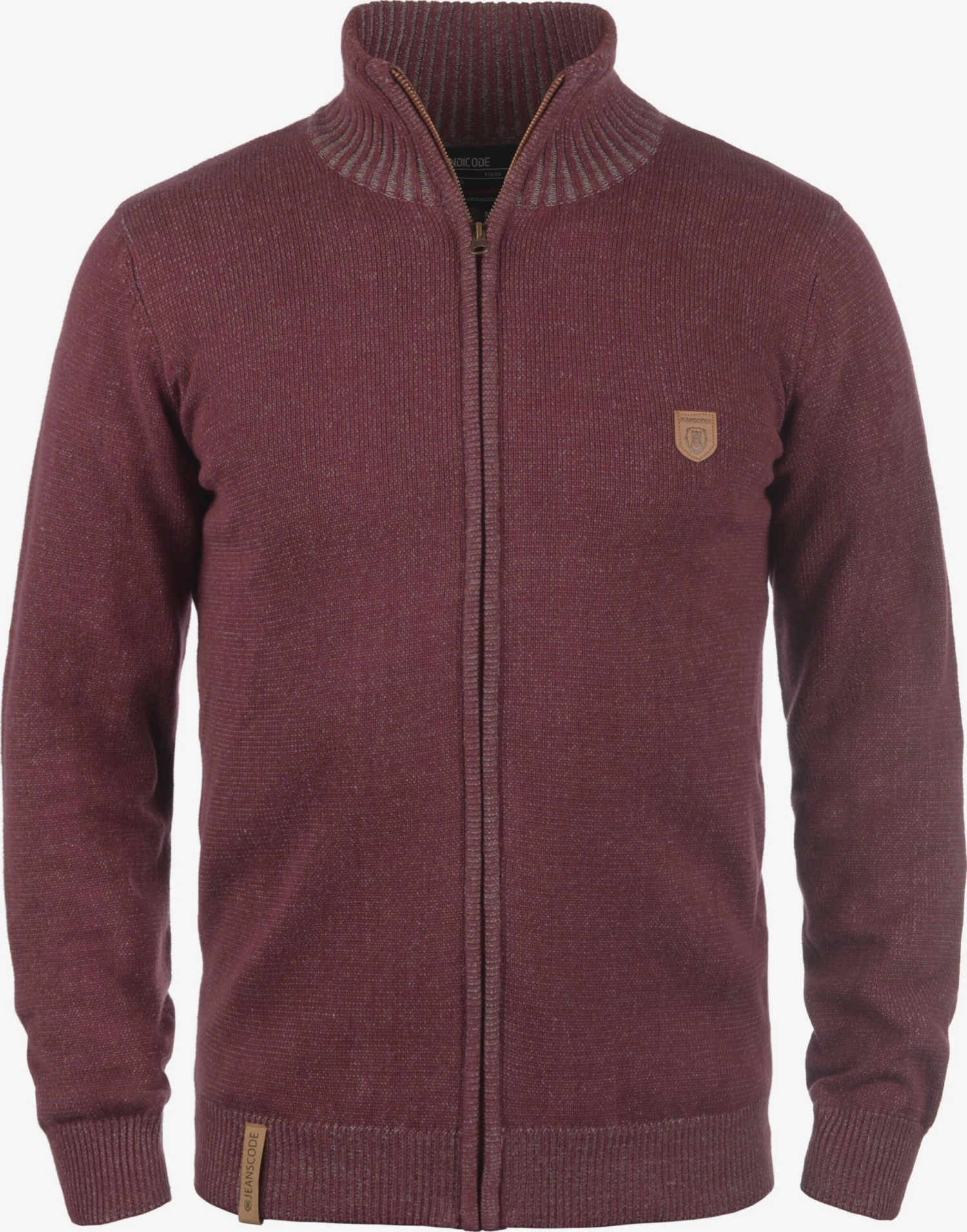 Indicode Jeans Vesten Gebreid Vest Andy Heren Wijnrood 1 Indicode Jeans Vesten Gebreid Vest Andy Heren Wijnrood