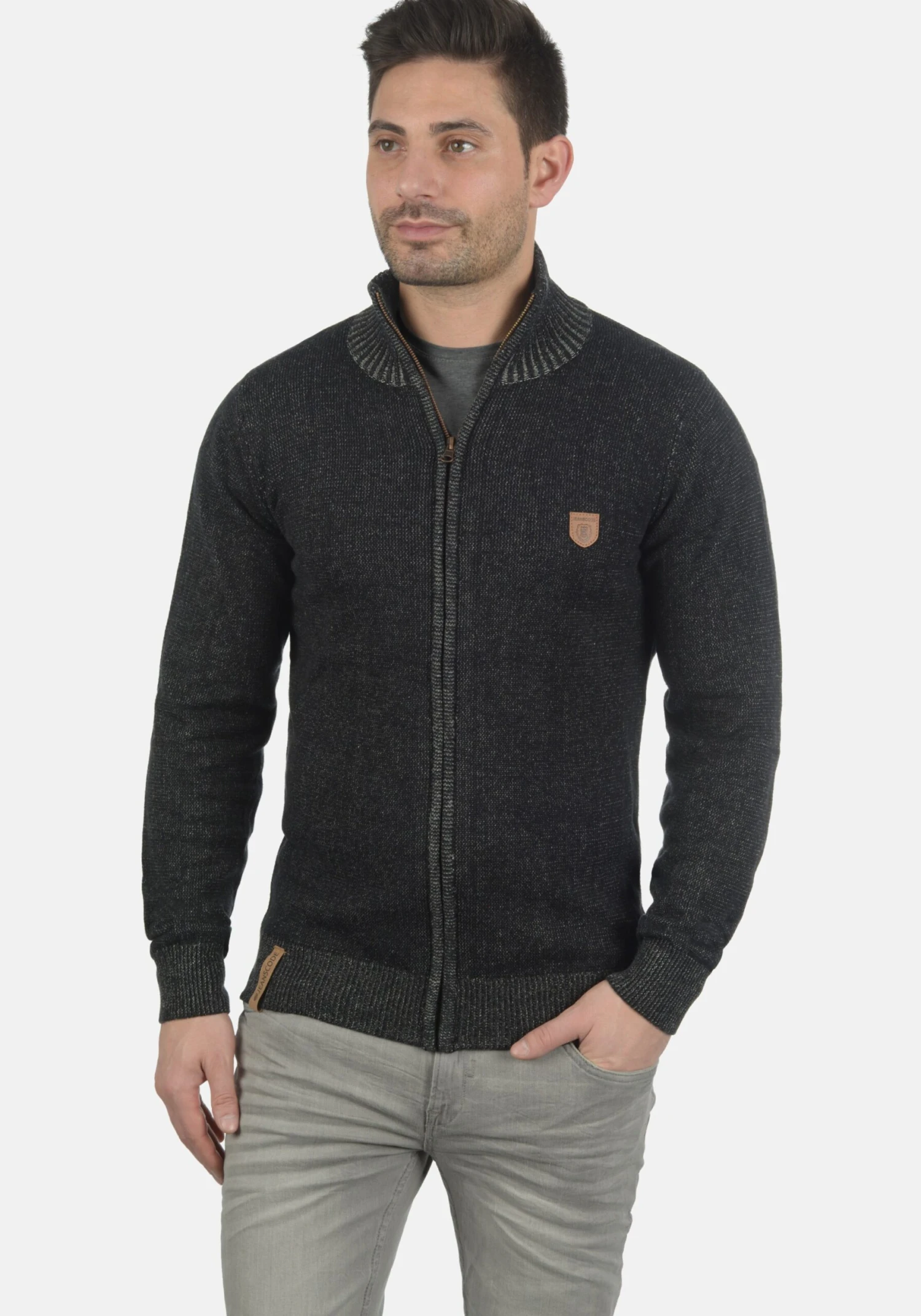 Indicode Jeans Vesten Gebreid Vest Andy Heren Zwart 2 Indicode Jeans Vesten Gebreid Vest Andy Heren Zwart - Image 2