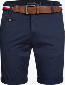 Indicode Jeans Chino Shorts Regular Chino Creel Heren Marine