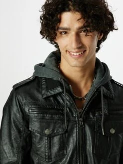 Indicode Jeans Leren Jassen Regular Fit Tussenjas Aaron Heren Zwart 9 Indicode Jeans Leren Jassen Regular Fit Tussenjas Aaron Heren Zwart -Indicode Jeans Verkoop 40f207fbe53727cedacbf25535797e35