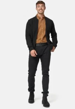 Indicode Jeans Vesten Gebreid Vest Marwan Heren Zwart -Indicode Jeans Verkoop 4193ebda04f78ab73b3dcab510c190bb