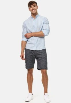 Indicode Jeans Shorts Regular Broek Alonso Heren Grijs -Indicode Jeans Verkoop 42033caeeab0c941f2fec0defbbb3132