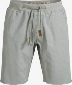 Indicode Jeans Chino Shorts Loosefit Chino Carver Heren Lichtgrijs