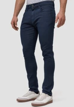 Indicode Jeans Milos - Slim Fit Jeans - Navy -Indicode Jeans Verkoop 43c5ef913e354d12b3d1d26d44eb5ee3