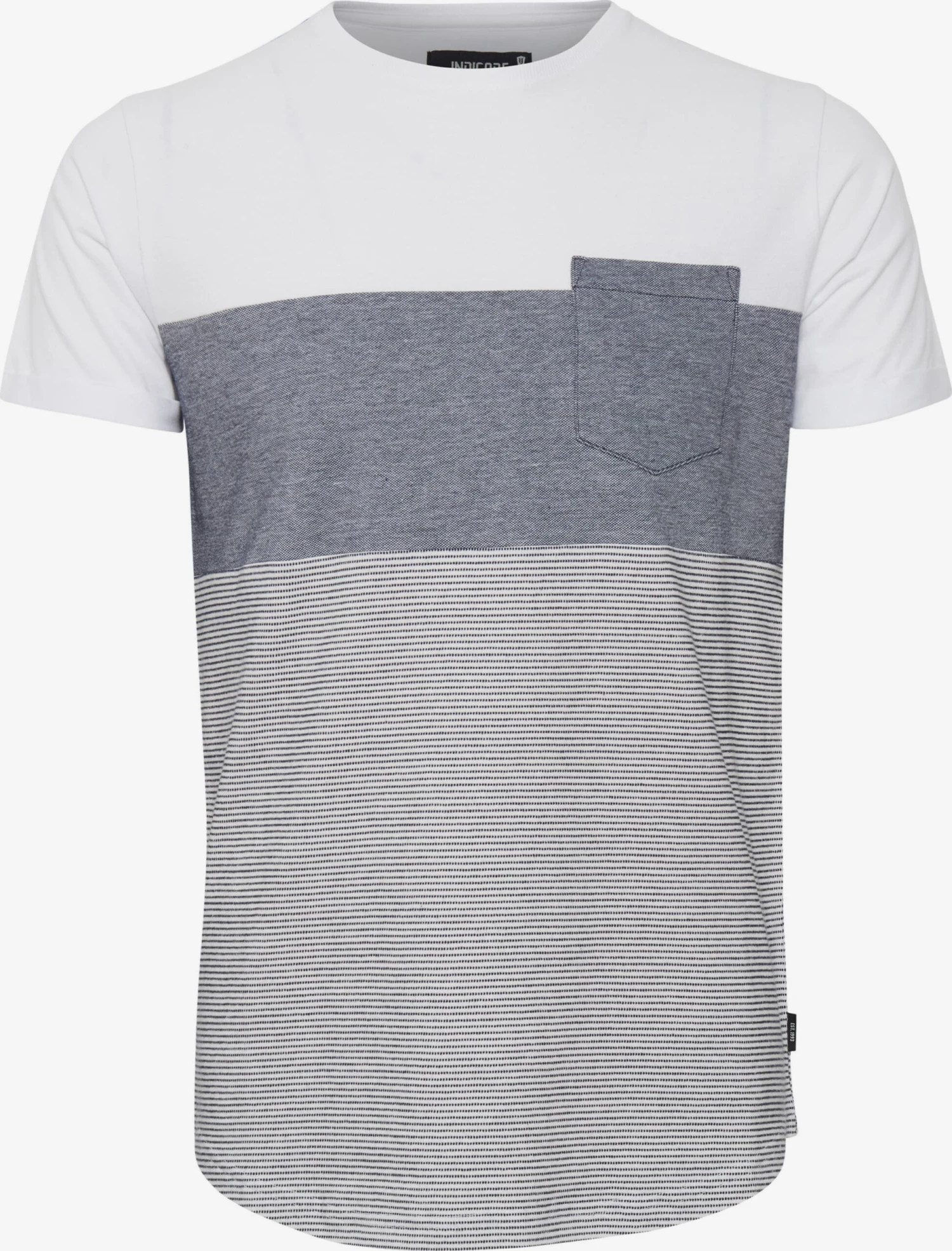 Indicode Jeans T-shirts Shirt Heren Grijs 1 Indicode Jeans T-shirts Shirt Heren Grijs
