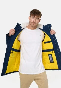 Indicode Jeans Winterjassen Winterjas West Heren Navy -Indicode Jeans Verkoop 447eb23ea5b61654ffe3e4be7f660f43