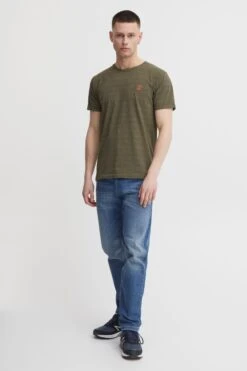 Indicode Jeans T-shirts Shirt Gabrix Heren Olijfgroen -Indicode Jeans Verkoop 44ab351fb2737663e416adb1ba092716