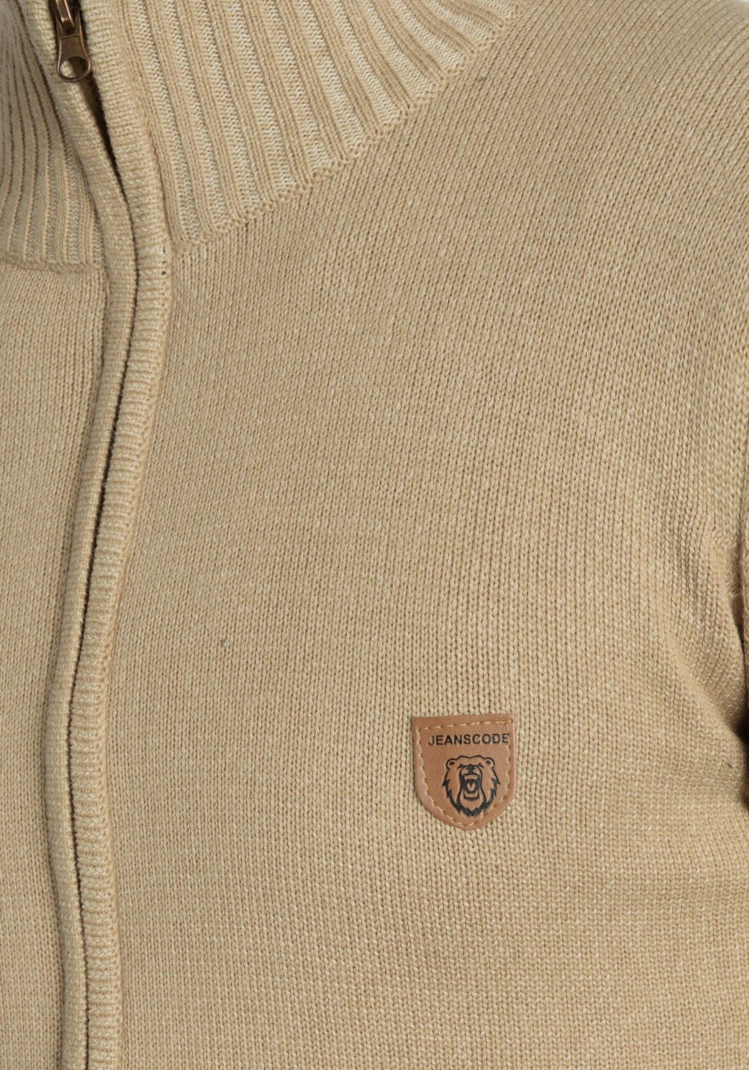 Indicode Jeans Vesten Gebreid Vest Andy Heren Bruin 4 Indicode Jeans Vesten Gebreid Vest Andy Heren Bruin - Image 4