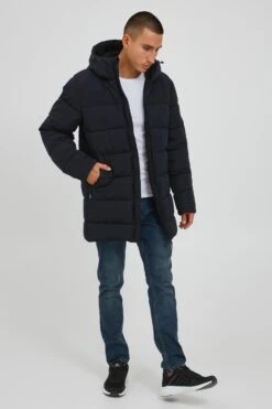 Indicode Jeans Winterjassen Winterjas Hersh Heren Zwart -Indicode Jeans Verkoop 454873ecb6a13d9356a63b3c126591ab
