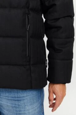 Indicode Jeans Winterjassen Winterjas Heren Zwart -Indicode Jeans Verkoop 454f5877ad0febaab693fcda0c96f1f9