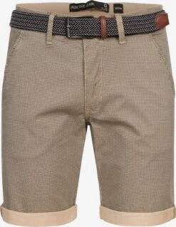Indicode Jeans Shorts Regular Broek Estrada Heren Lichtgrijs