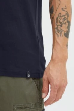 Indicode Jeans T-shirts Shirt Ronny Heren Navy -Indicode Jeans Verkoop 4607de0ec6a5672ce073582f36eff87a