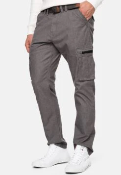 Indicode Jeans Analia - Cargobroek - Dk Grey