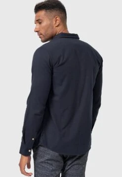 Indicode Jeans Langarm Riverside - Overhemd - Black -Indicode Jeans Verkoop 467130e5653247658ee146ef09404bd9
